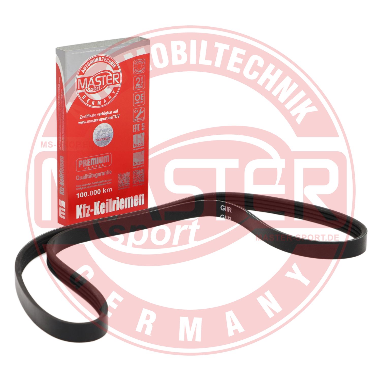 Curea transmisie cu caneluri MASTERSPORT GERMANY 4PK1065-PCS-MS